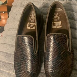 Fitflop Women's Multicolor Snakeskin Moccasins